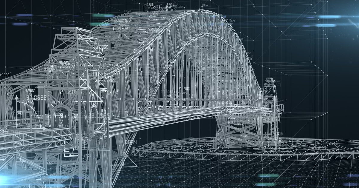 Fondo Puente Wireframe